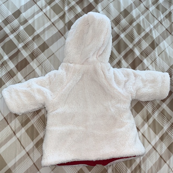 NWT- First Impressions dark red /cream reversible. - Picture 7 of 7